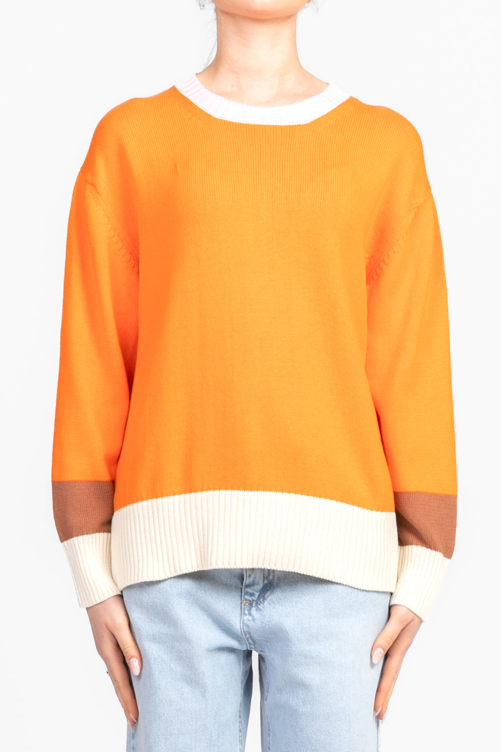 Vicolo - Maglia girocollo contrasto Art. 77102D