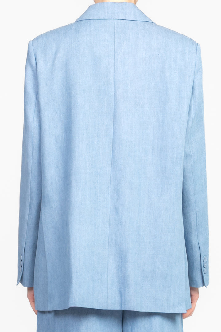 Tensione In - Giacca denim con spilla Art. S25J596