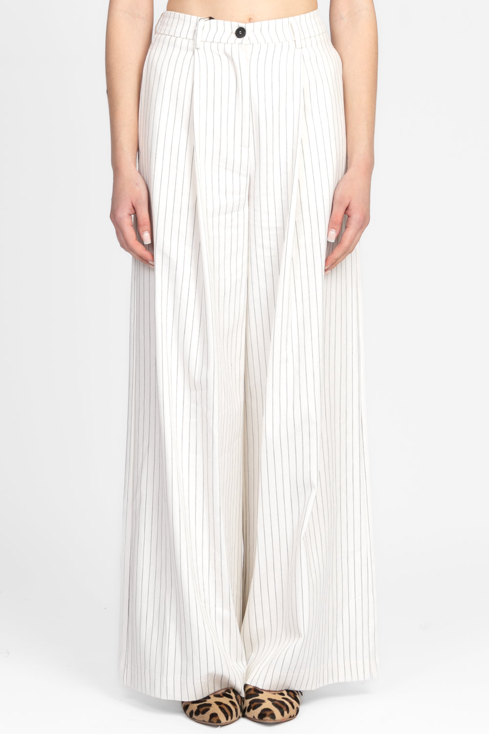 Vicolo - Pantalone gessato con pinces Art. TD1741