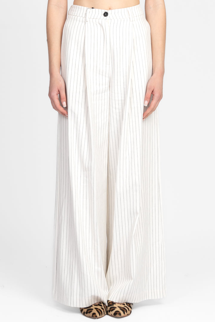 Vicolo - Pantalone gessato con pinces Art. TD1741