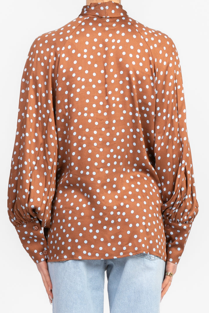 Tensione In - Camicia pois con fiocco Art. 25C7285
