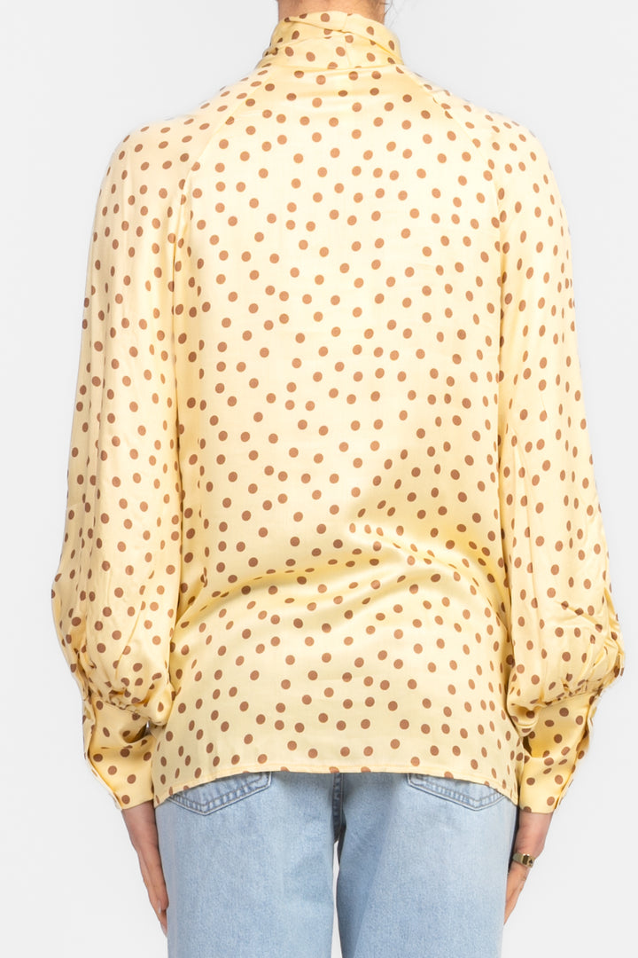 Tensione In - Camicia pois con fiocco Art. 25C7285