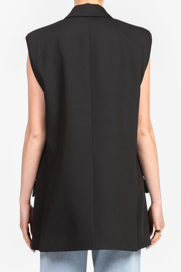 Vicolo - Gilet over con applicazioni perle Art. RD0683