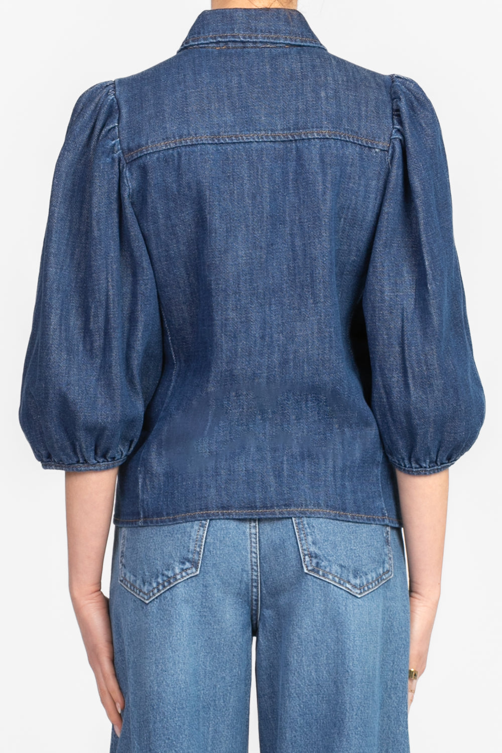 Have One - Camicia denim manica sbuffo Art. CMA-N215
