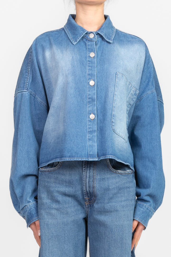 Dixie - Giacca camicia denim crop Art. V212W018