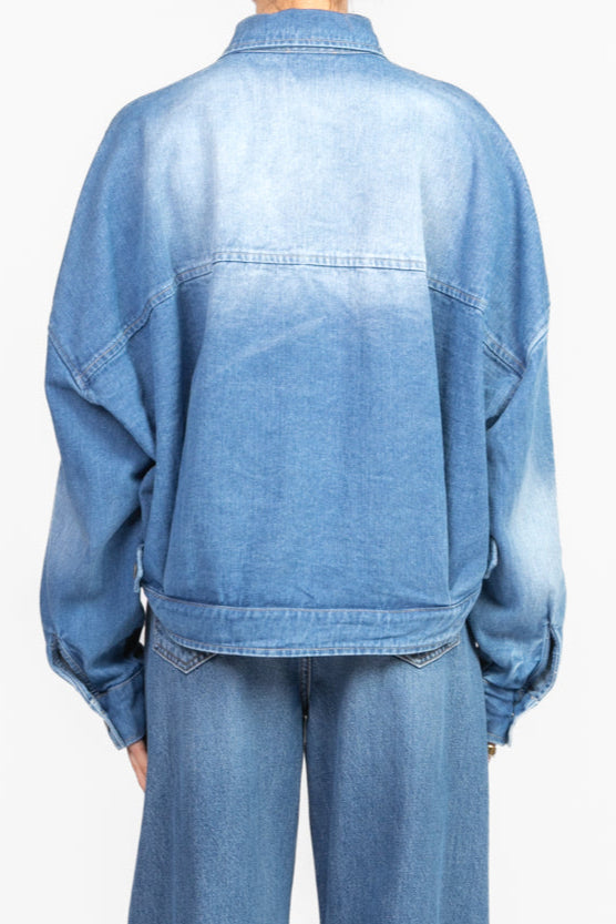 Dixie - Giacca camicia denim crop Art. V212W018