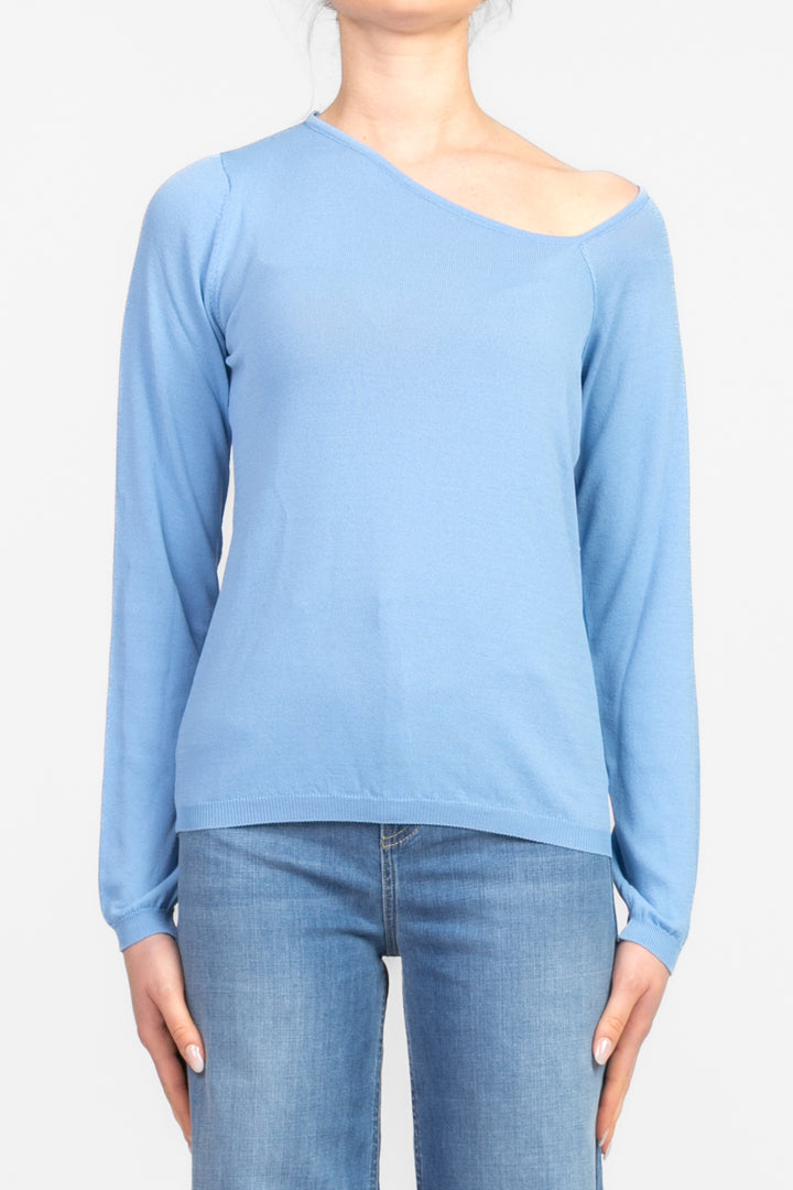 Vicolo - Maglia scollo asimmetrico Art. 22053D