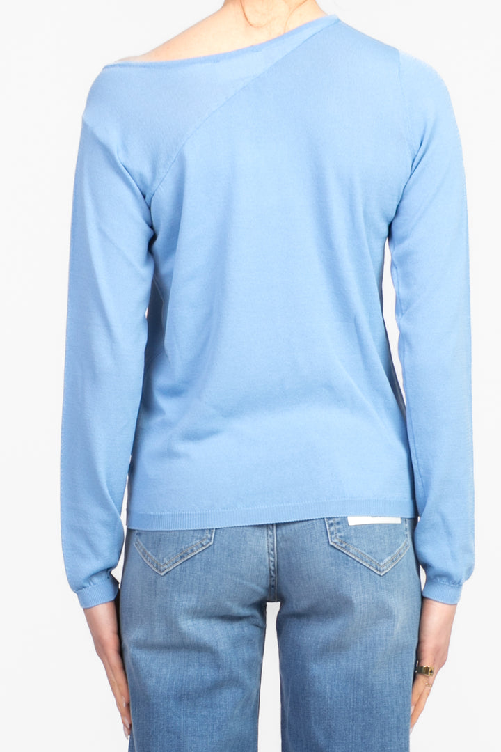 Vicolo - Maglia scollo asimmetrico Art. 22053D