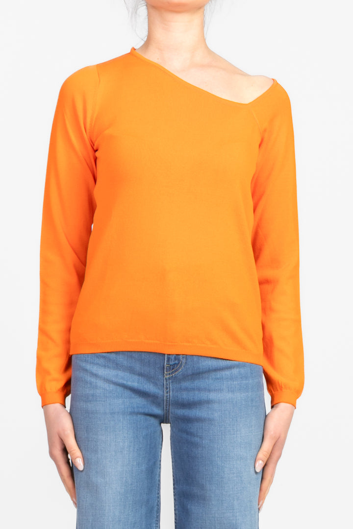 Vicolo - Maglia scollo asimmetrico Art. 22053D