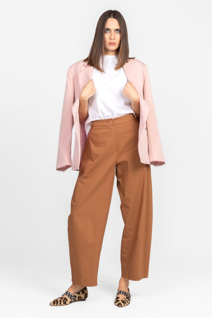 Tensione In - Pantalone barrel tessuto tecnico Art. 25P7314