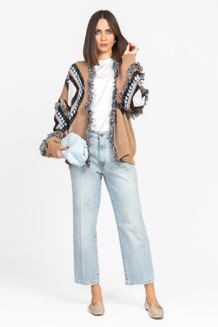 Tensione In - Jeans gamba dritta crop Art. TOM-SKY