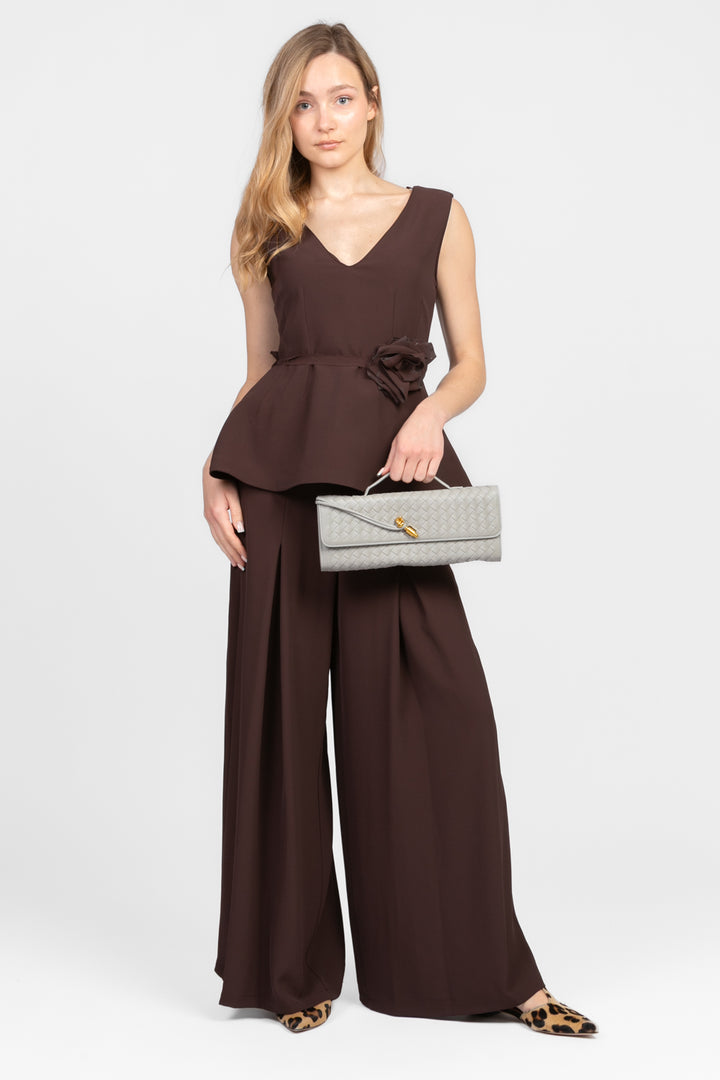 Tensione In - Top peplum con fiore Art. OH874