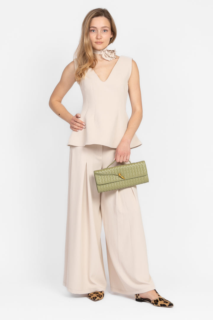 Tensione In - Top peplum con fiore Art. OH874