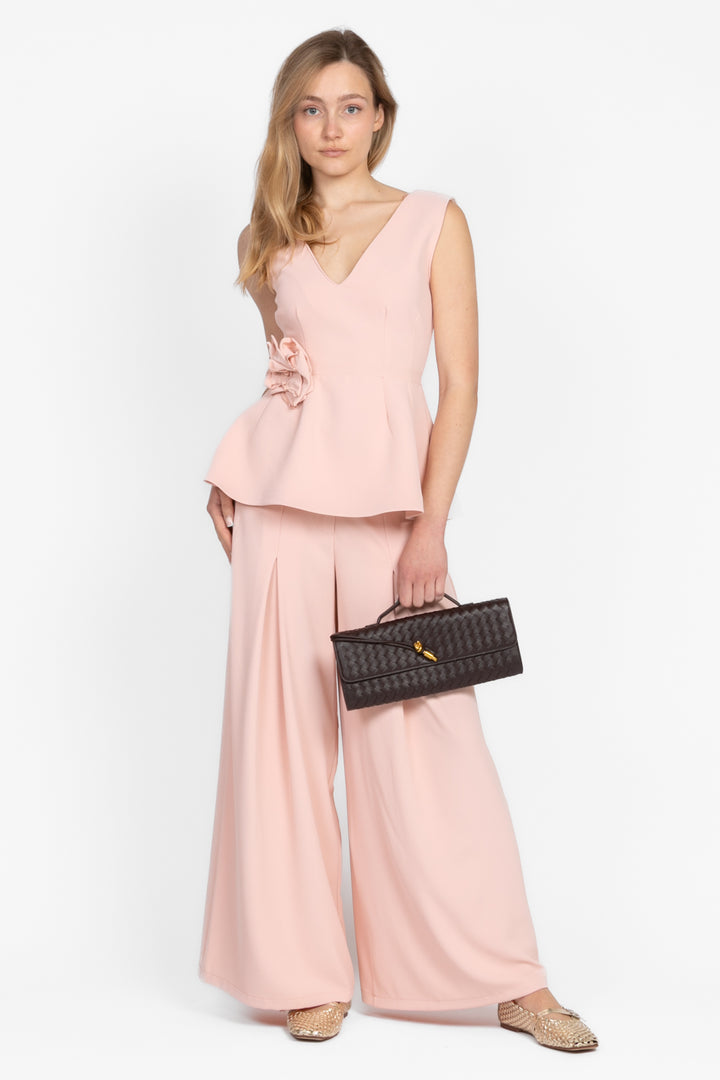 Tensione In - Top peplum con fiore Art. OH874