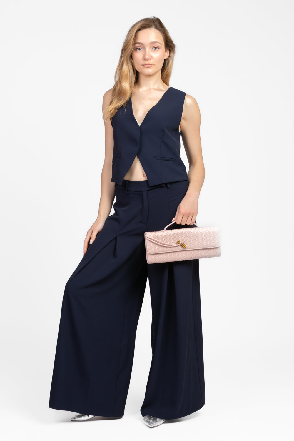 Tensione in - Pantalone palazzo con piega Art. NO869