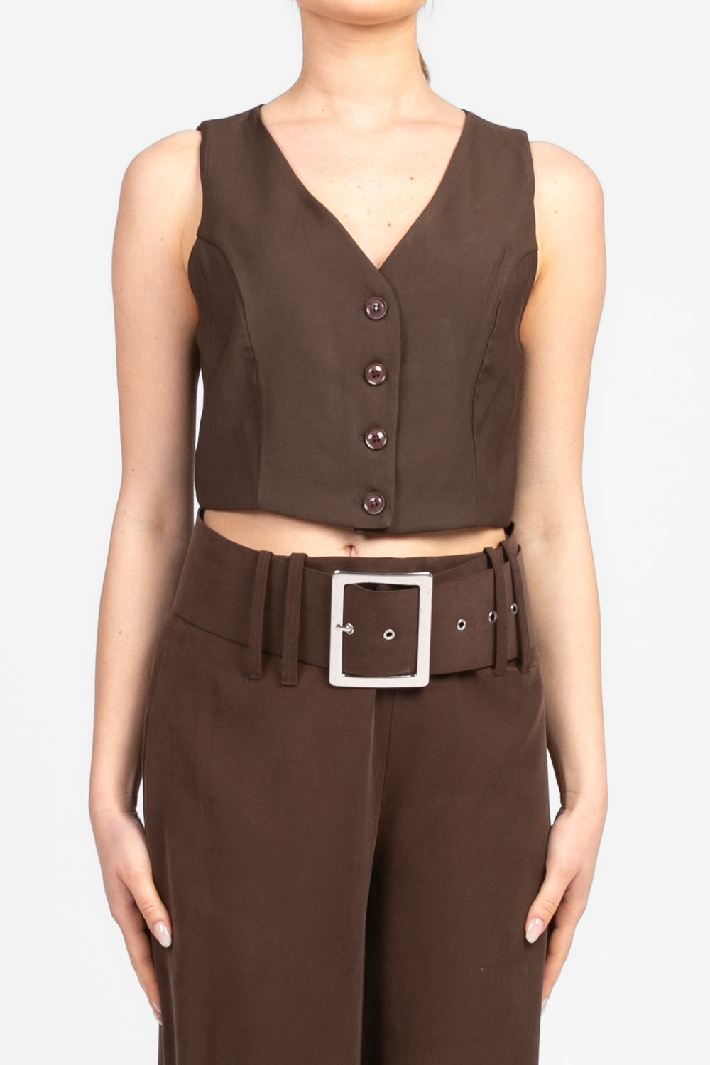 Have One - Gilet crop Art. CGM-N206