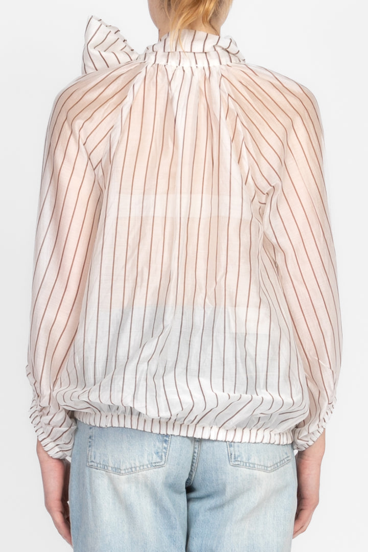 Vicolo - Blusa rigata con fiocco Art. TD1487
