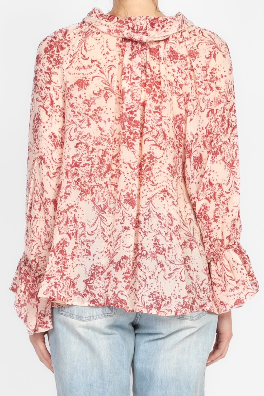 Vicolo - Blusa fantasia con rouches Art. TD1712