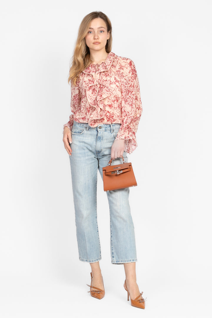 Vicolo - Blusa fantasia con rouches Art. TD1712