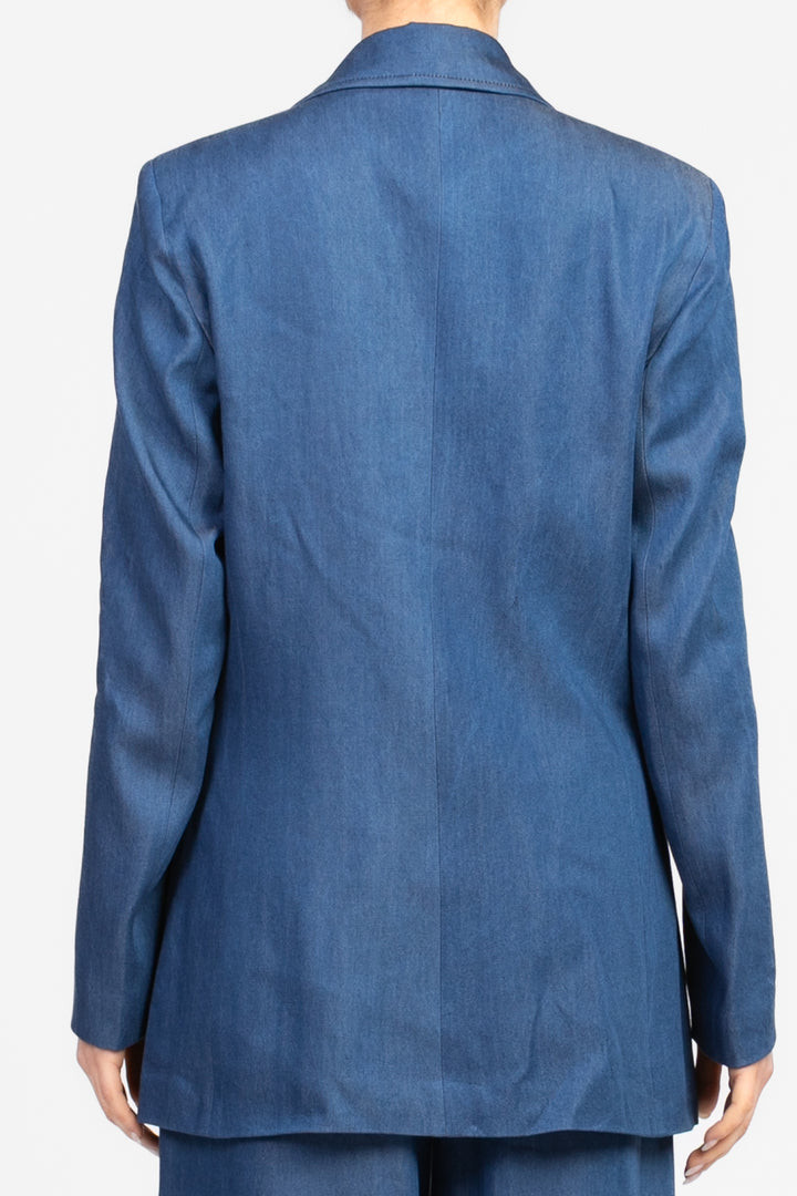 Tensione In - Giacca chambray con cappello Art. 25B7359