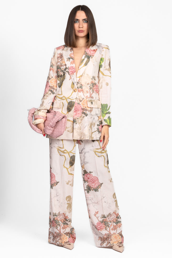 Dixie - Completo giacca e pantalone fantasia floreale Art. JCZUWSC/PDHDWSC
