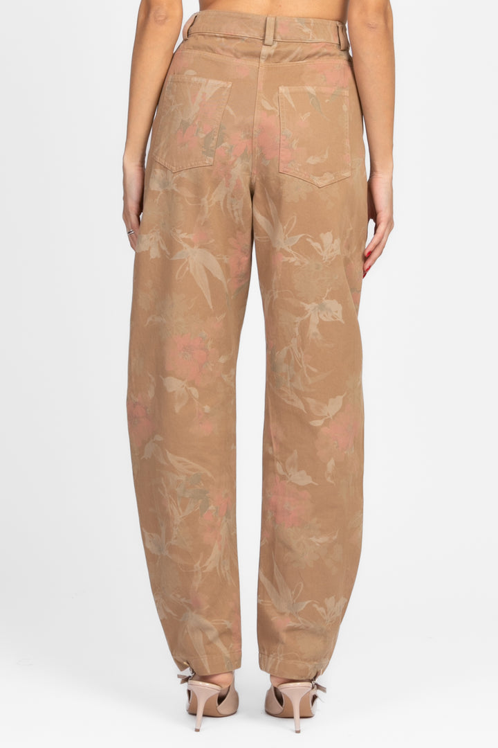 Dixie -  Pantalone  con stampa floreale Art. P014W192