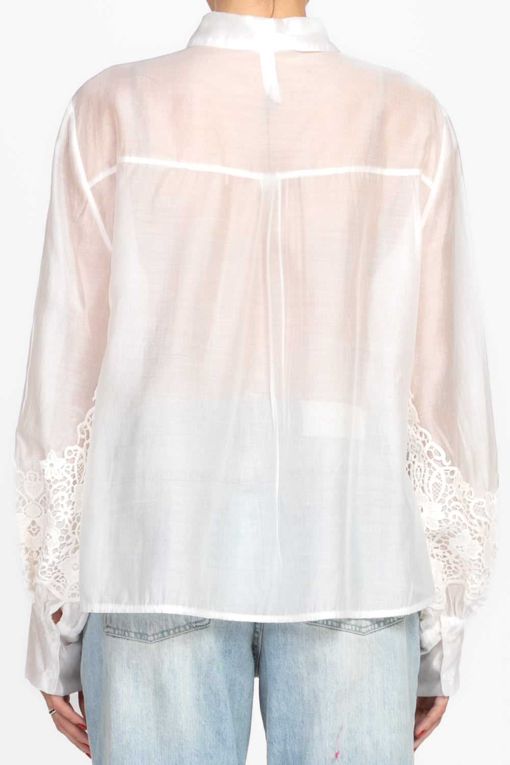 Tensione In - Camicia maniche ricamate Art. S25C735