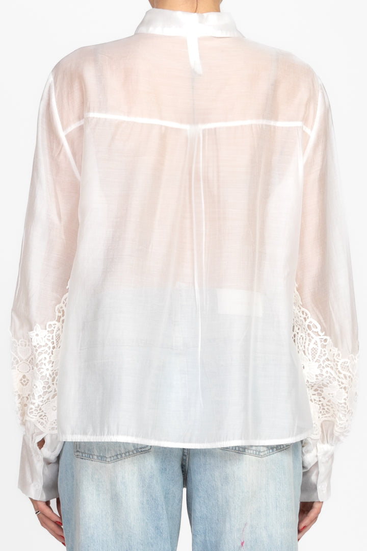 Tensione In - Camicia maniche ricamate Art. S25C735