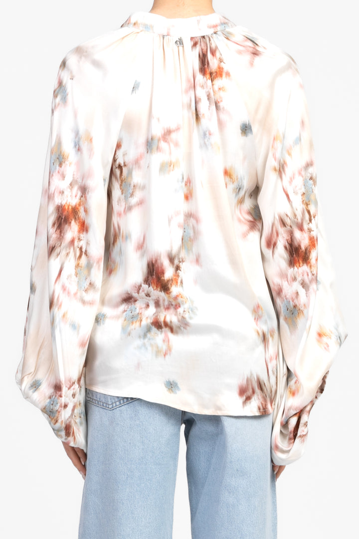 Dixie - Camicia satin fantasia floreale Art. C041W134
