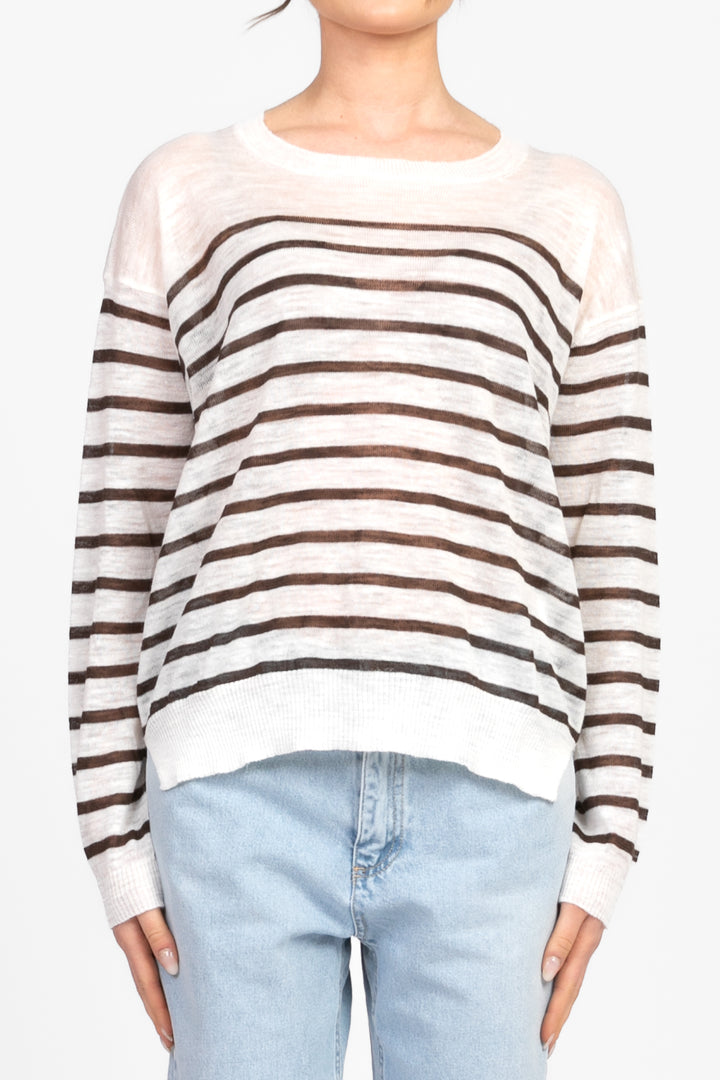 Vicolo - Maglia rigata girocollo Art. 44045D
