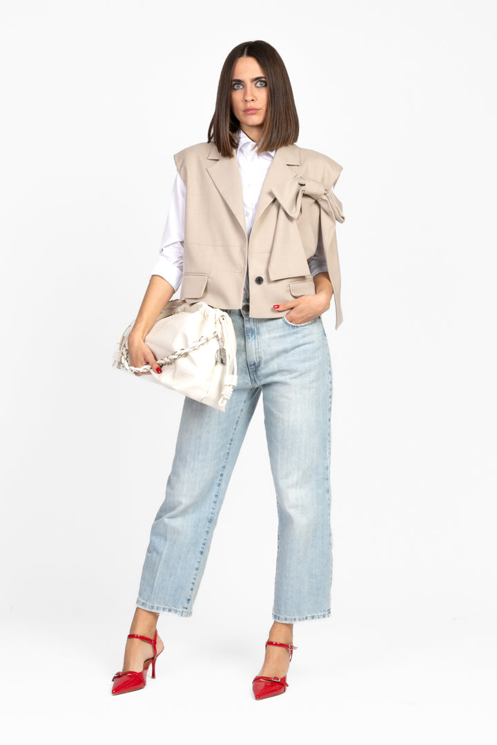 Vicolo - Gilet con fiocco Art. TD1031
