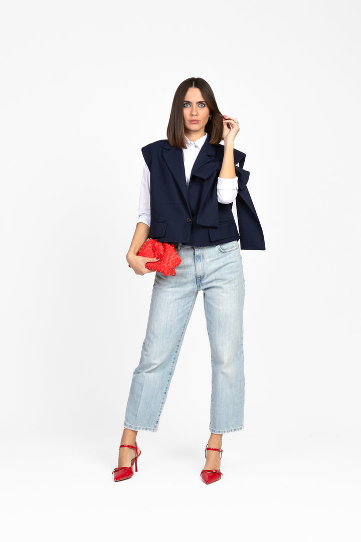 Vicolo - Gilet con fiocco Art. TD1031