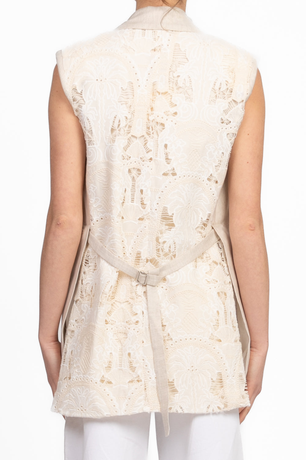 Tensione In - Gilet macramè Art. OM886
