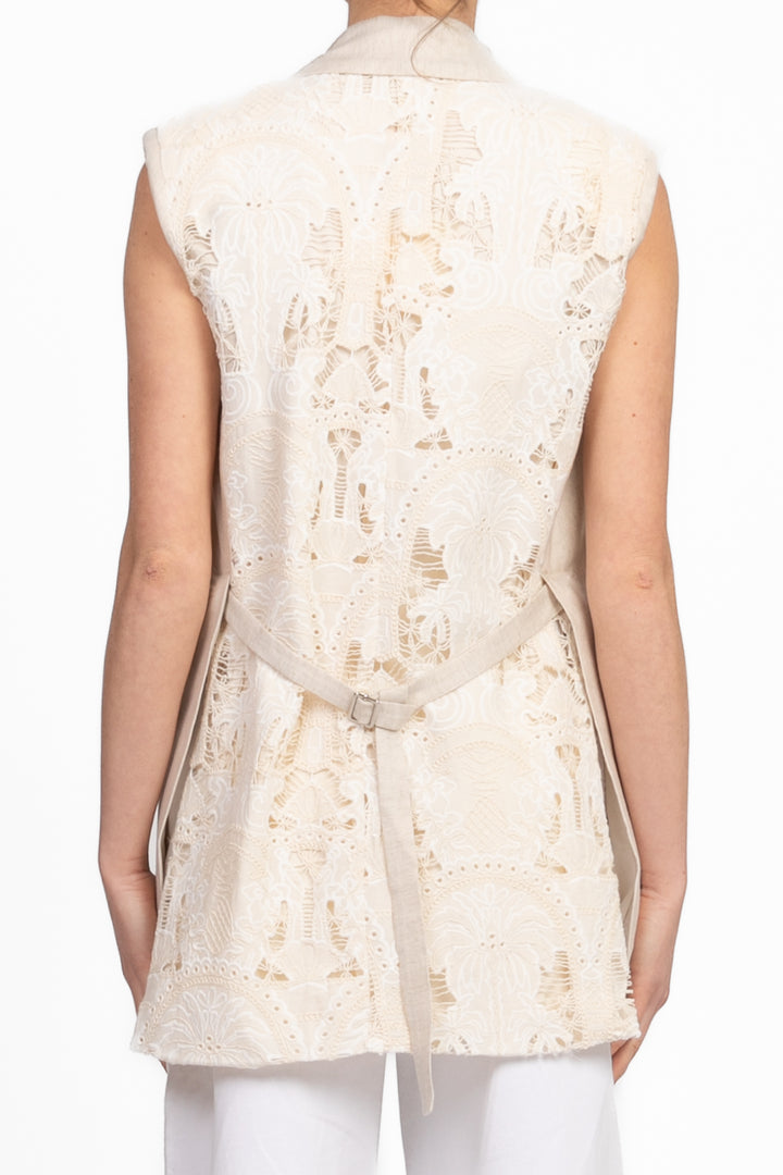 Tensione In - Gilet macramè Art. OM886