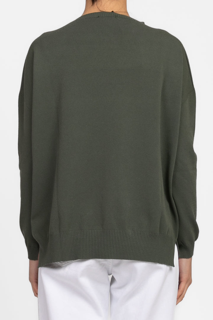 Vicolo - Maglia over girocollo Art. 22062D