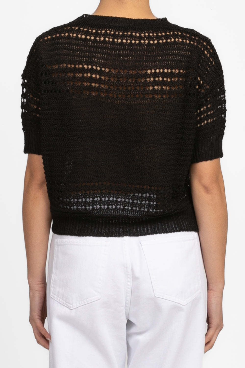Vicolo - Maglia girocollo traforata Art. 55054D