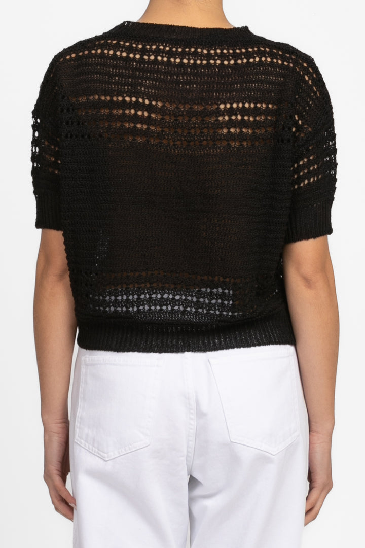 Vicolo - Maglia girocollo traforata Art. 55054D
