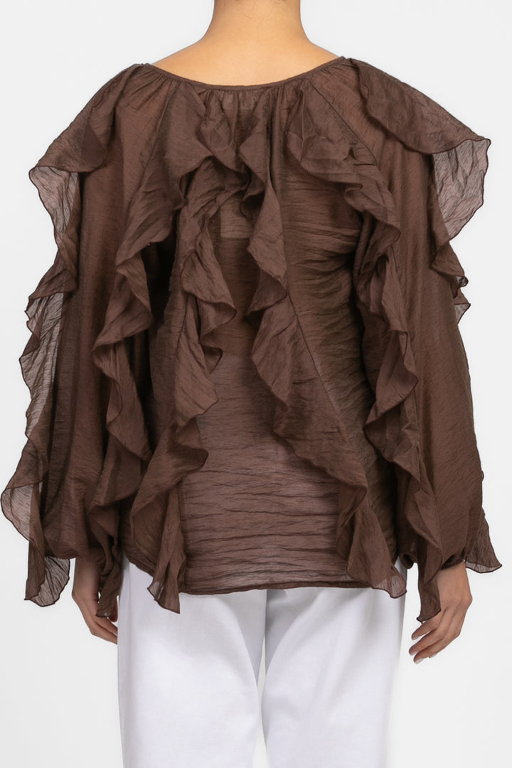 Vicolo - Camicia con rouches Art. TD1903