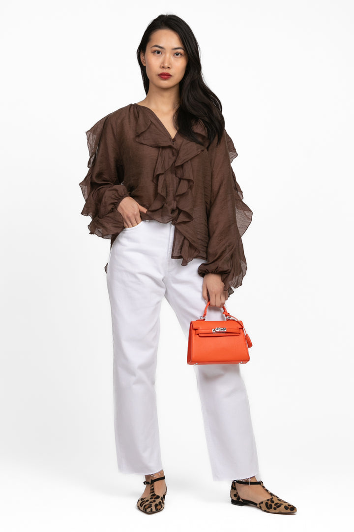 Vicolo - Camicia con rouches Art. TD1903