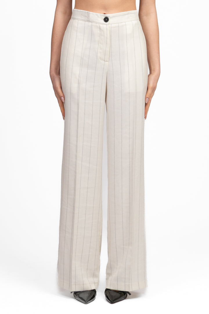 Vicolo - Pantalone palazzo gessato Art. TD0769