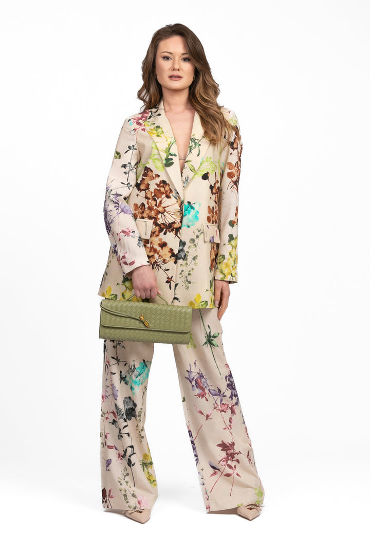 Dixie - Completo floreale giacca e pantalone Art. JCZUWCF/PDHDWCF
