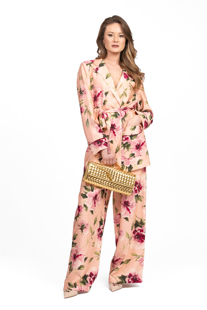 Dixie - Completo giacca e pantalone floreale Art. JDABWTH/PDHSWTH