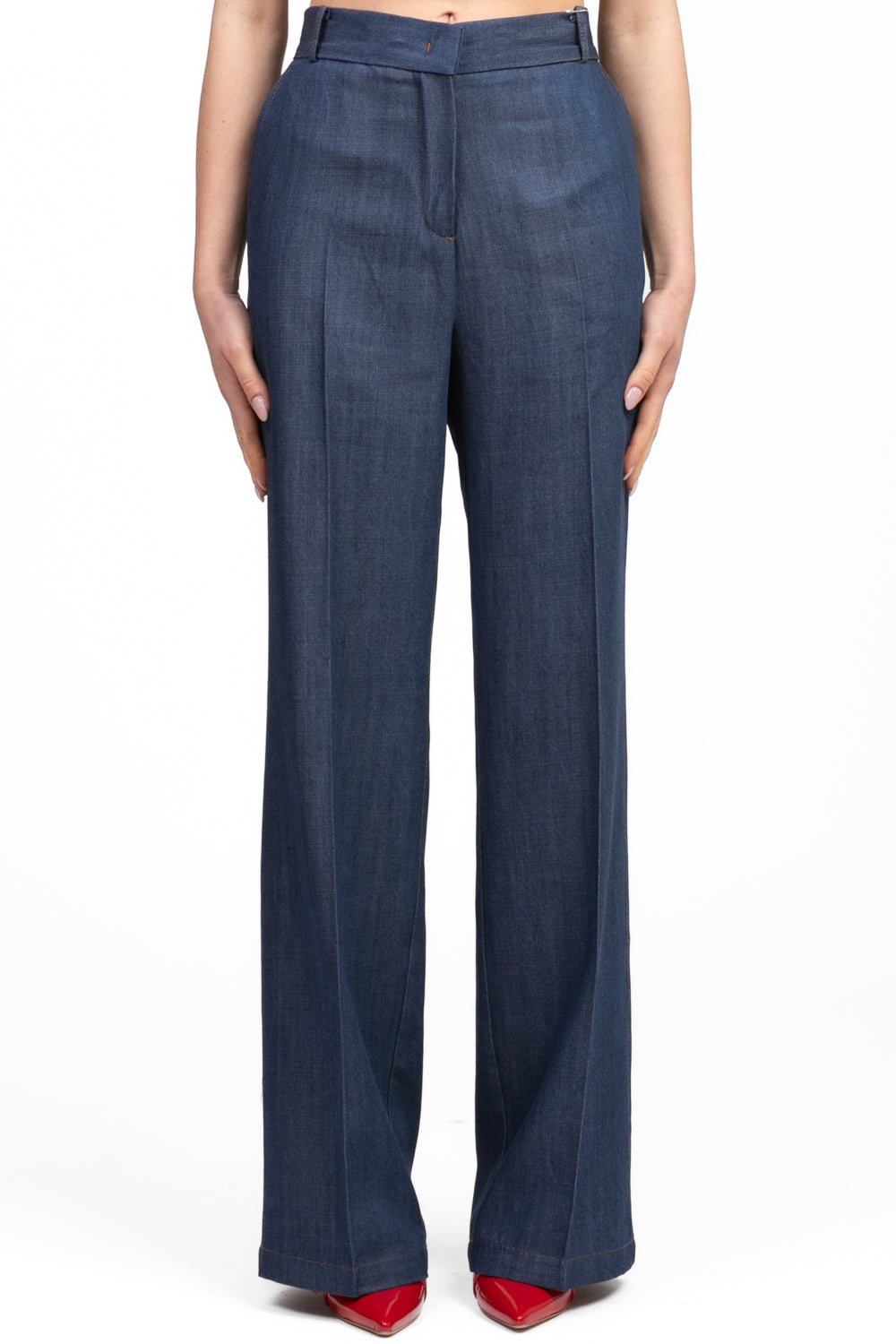 Imperial - Pantalone denim palazzo Art. P9990023T