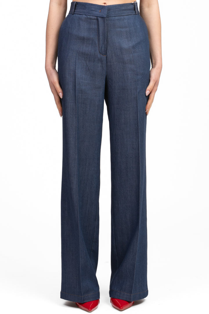 Imperial - Pantalone denim palazzo Art. P9990023T