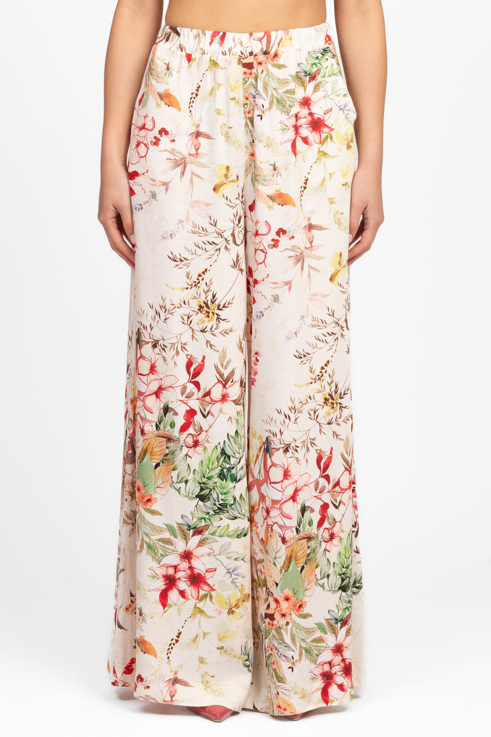 Imperial - Pantalone floreale palazzo Art. P4G4JVD