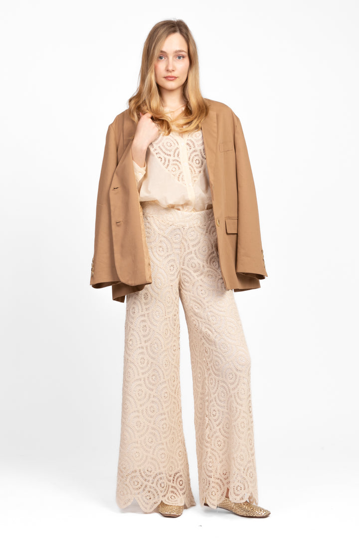 Tensione In - Pantalone macramè Art. S25P865