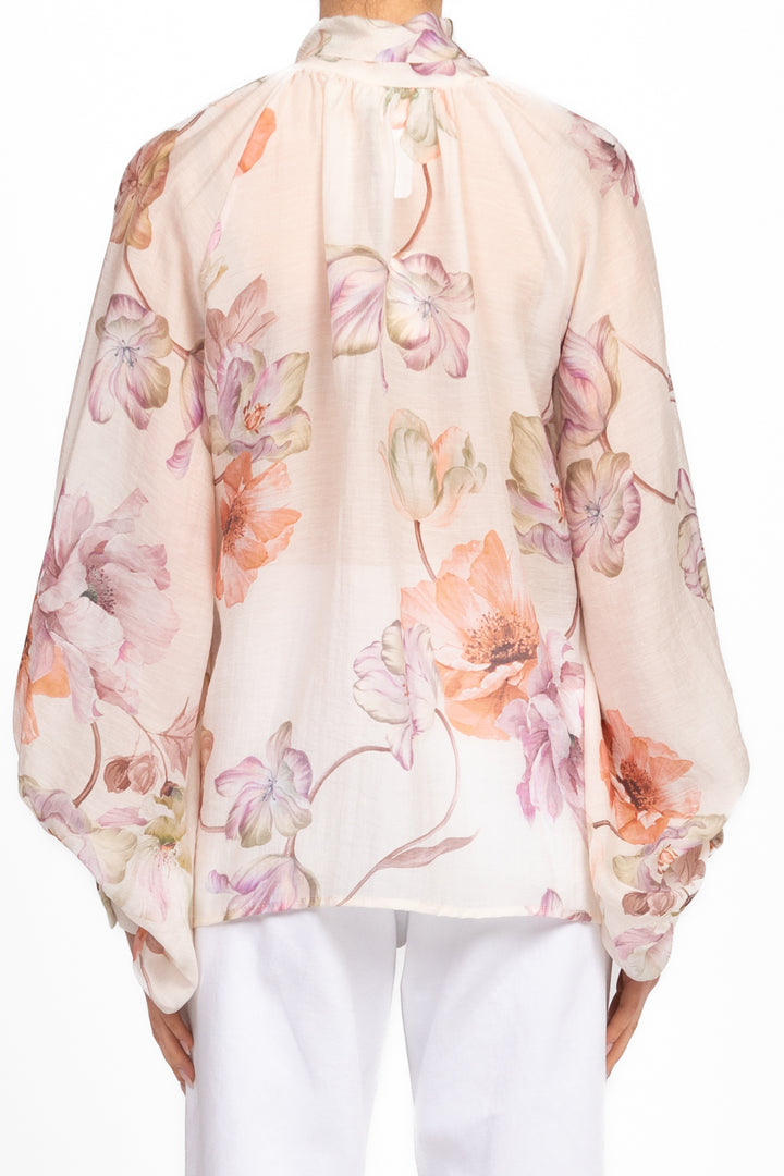Vicolo - Blusa floreale con fiocco Art. TD1928