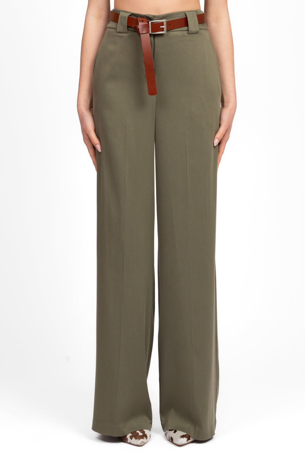 Tensione In - Pantalone palazzo con cintura Art. 25P6127
