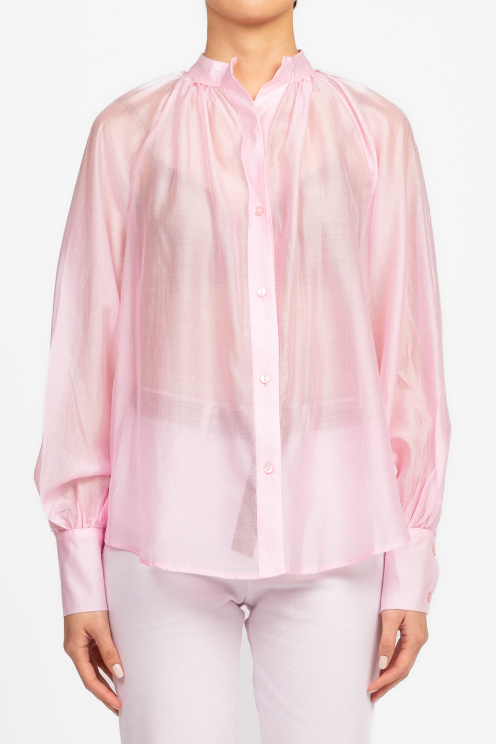 Tensione In - Camicia scollo coreano Art. 25C7446