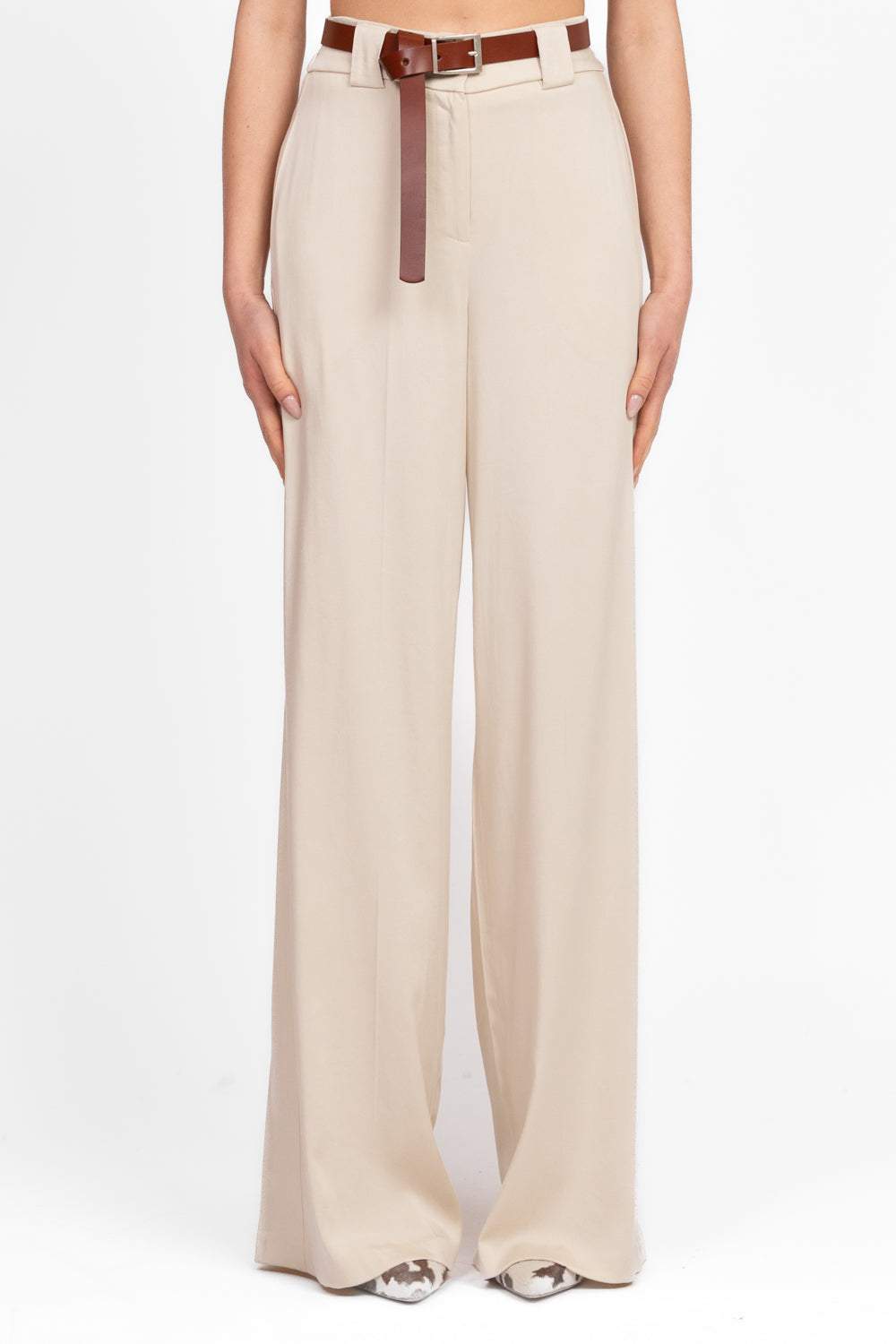 Tensione In - Pantalone palazzo con cintura Art. 25P6127